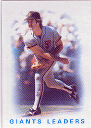 1986 Topps Baseball Cards      516     Giants Leaders#{Greg Minton